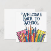 Welkom terug op school – Kleurrijke start (Voorkant / Achterkant)