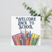Welkom terug op school – Kleurrijke start (Staand voorkant)