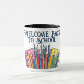 Welkom terug op school – Kleurrijke start Mok (Midden)