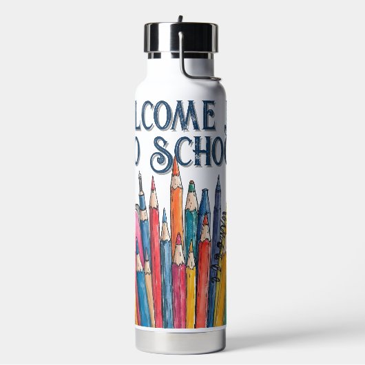 Welkom terug op school – Kleurrijke start Waterfles (Links)