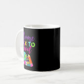 Welkom terug op school koffiemok (Voorkant links)