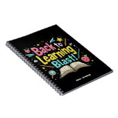 Welkom terug op school Leerblast Kinderen Leraar Notitieboek (Rechterzijde)