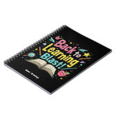 Welkom terug op school Leerblast Kinderen Leraar Notitieboek (Linkerzijde)