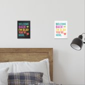 Welkom terug op school, leerkracht waardering gesc muurkunst sets (Slaapkamer)