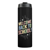 Welkom terug op school leraar eerste schooldag