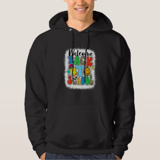 Welkom terug op school leraar student schattig gli hoodie