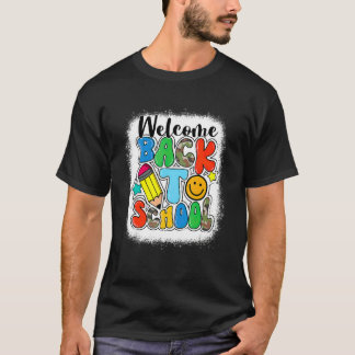 Welkom Terug Op School Leraar Student Schattig Gli T-shirt