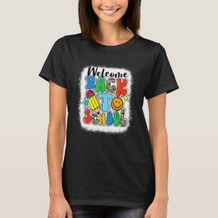 Welkom Terug Op School Leraar Student Schattig Gli T-shirt