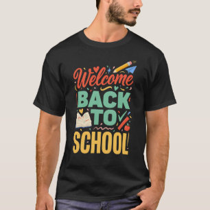 Welkom Terug Op School Lerarenteam & Leerlingens T-shirt