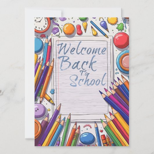 Welkom terug op school: leuk en kleurrijk (Voorkant)