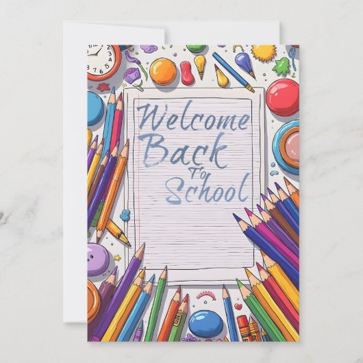 Welkom terug op school – Leuke & Kleurrijke (Voorkant)