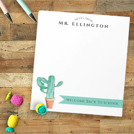 Welkom terug op school met Cactus Custom Notitieblok