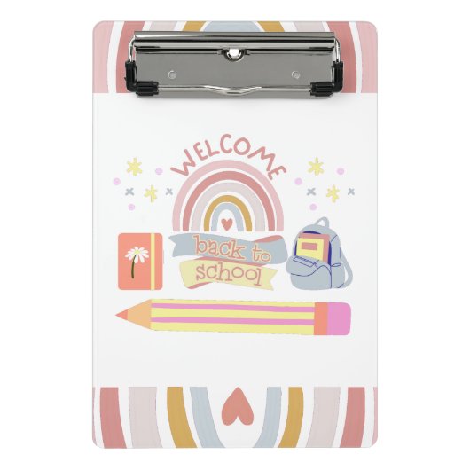 Welkom terug op school mini klembord (Voorkant)