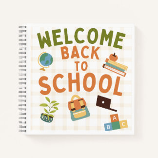 Welkom terug op school Mooie Notitieboek