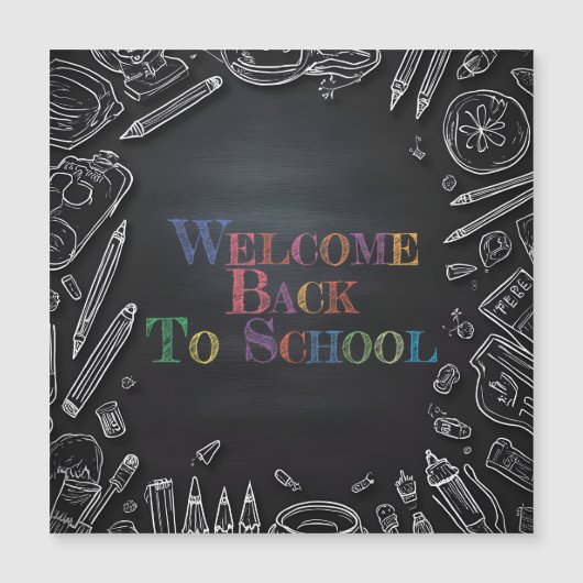 Welkom terug op school – Nieuw schooljaar (Voorkant)