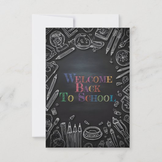 Welkom terug op school – Nieuw schooljaar (Voorkant)