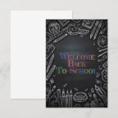 Welkom terug op school – Nieuw schooljaar (Voorkant / Achterkant)