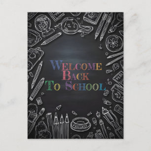 Welkom terug op school – Nieuw schooljaar Feestdagenkaart