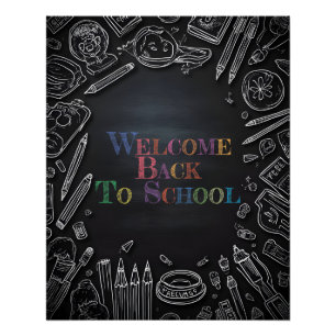 Welkom terug op school – Nieuw schooljaar Perfect Poster