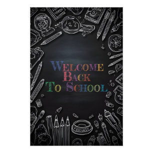 Welkom terug op school – Nieuw schooljaar Perfect Poster