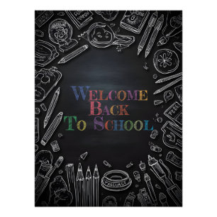 Welkom terug op school – Nieuw schooljaar Perfect Poster