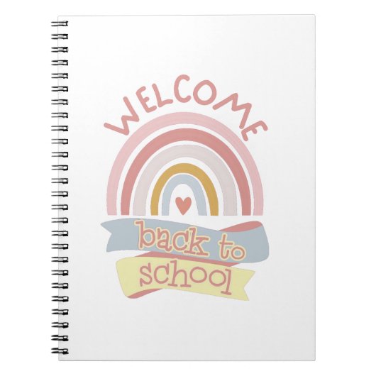 Welkom terug op school notitieboek (Voorkant)