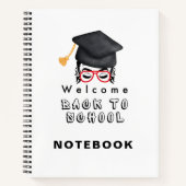 Welkom terug op school notitieboek (Voorkant)