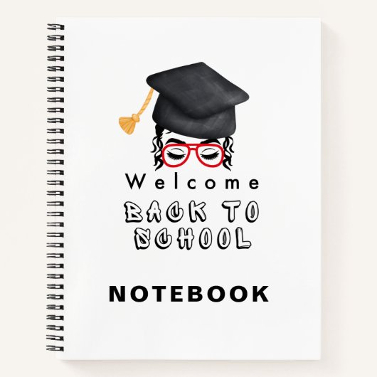 Welkom terug op school notitieboek (Voorkant)