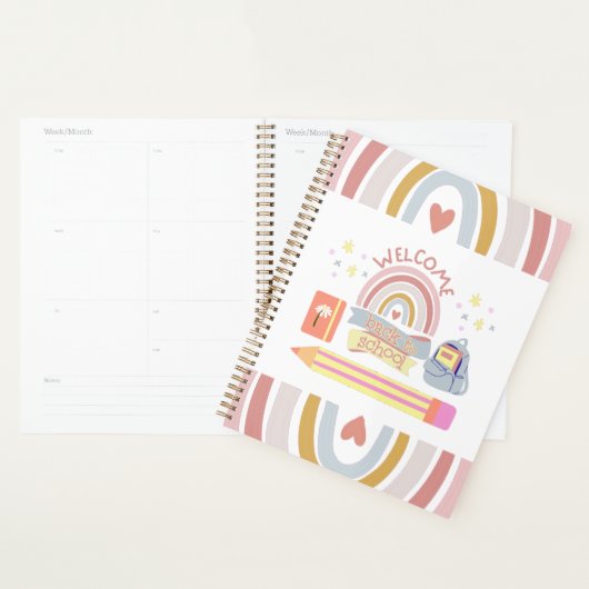 Welkom terug op school planner (Display)