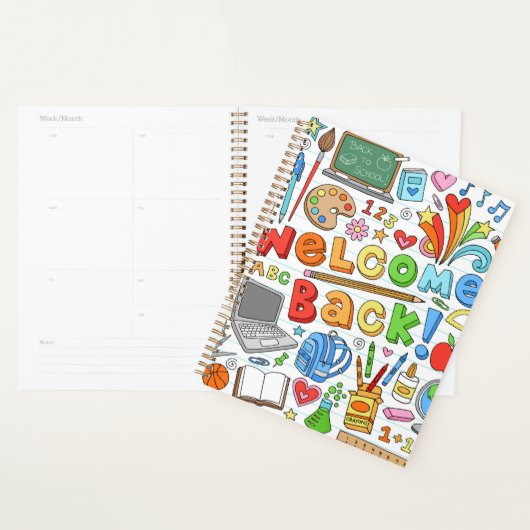 Welkom terug op school planner (Display)