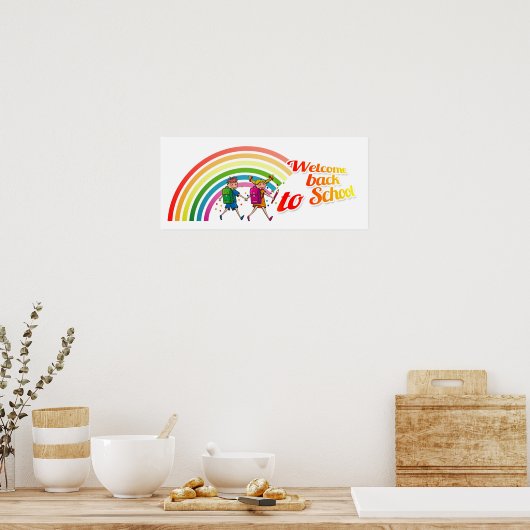 Welkom terug op school poster (Keuken)