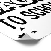 Welkom terug op school! poster (Hoek)