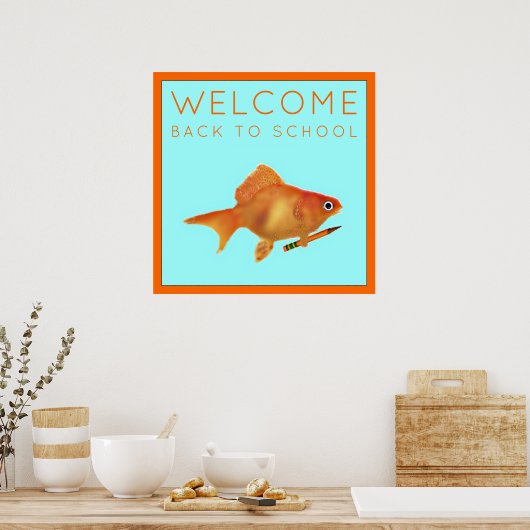 Welkom terug op school poster (Keuken)