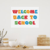 Welkom terug op school poster (Keuken)