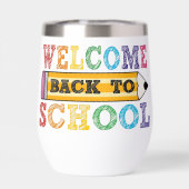 Welkom terug op school – Potlood Illustratie (Achterkant)