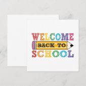 Welkom terug op school – Potlood Illustratie (Voorkant / Achterkant)