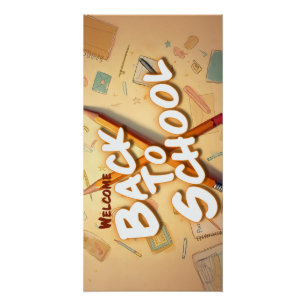 Welkom terug op school – Potlood Kunstontwerp Perfect Poster
