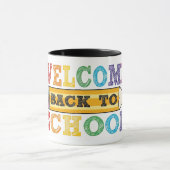 Welkom terug op school – Potloodillustratie Mok (Midden)