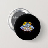 Welkom terug op school ronde button 5,7 cm (Voorkant /achterkant)