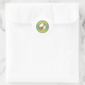 Welkom terug op school ronde sticker (Tas)