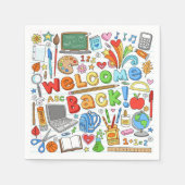 Welkom terug op school servet (Voorkant)