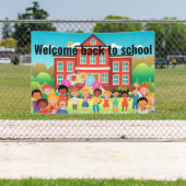 Welkom terug op school spandoek (Insitu)