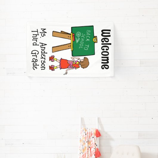 Welkom terug op school spandoek (Insitu)