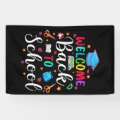 Welkom terug op school spandoek (Horizontaal)