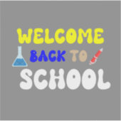 Welkom terug op school sticker (Voorkant)