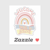 Welkom terug op school sticker (Vel)