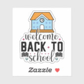Welkom terug op school sticker (Vel)