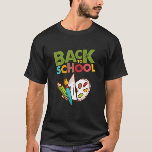 Welkom terug op school t-shirt (Voorkant)