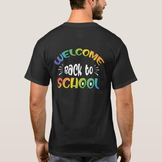 Welkom terug op school t-shirt (Achterkant)