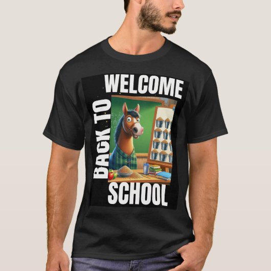 Welkom terug op school t-shirt (Voorkant)